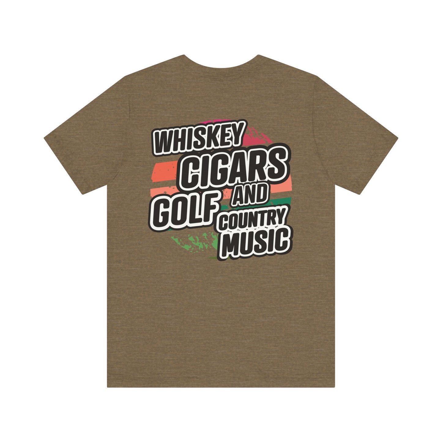 Whiskey, Cigars, Golf & Country Music Tee
