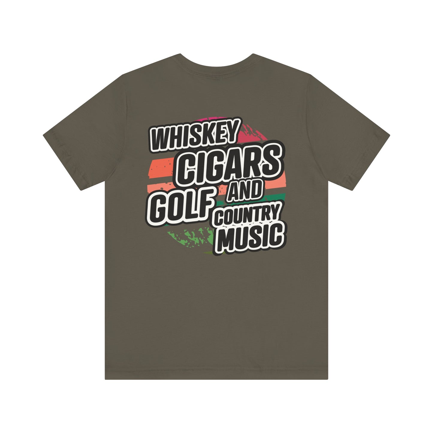 Whiskey, Cigars, Golf & Country Music Tee