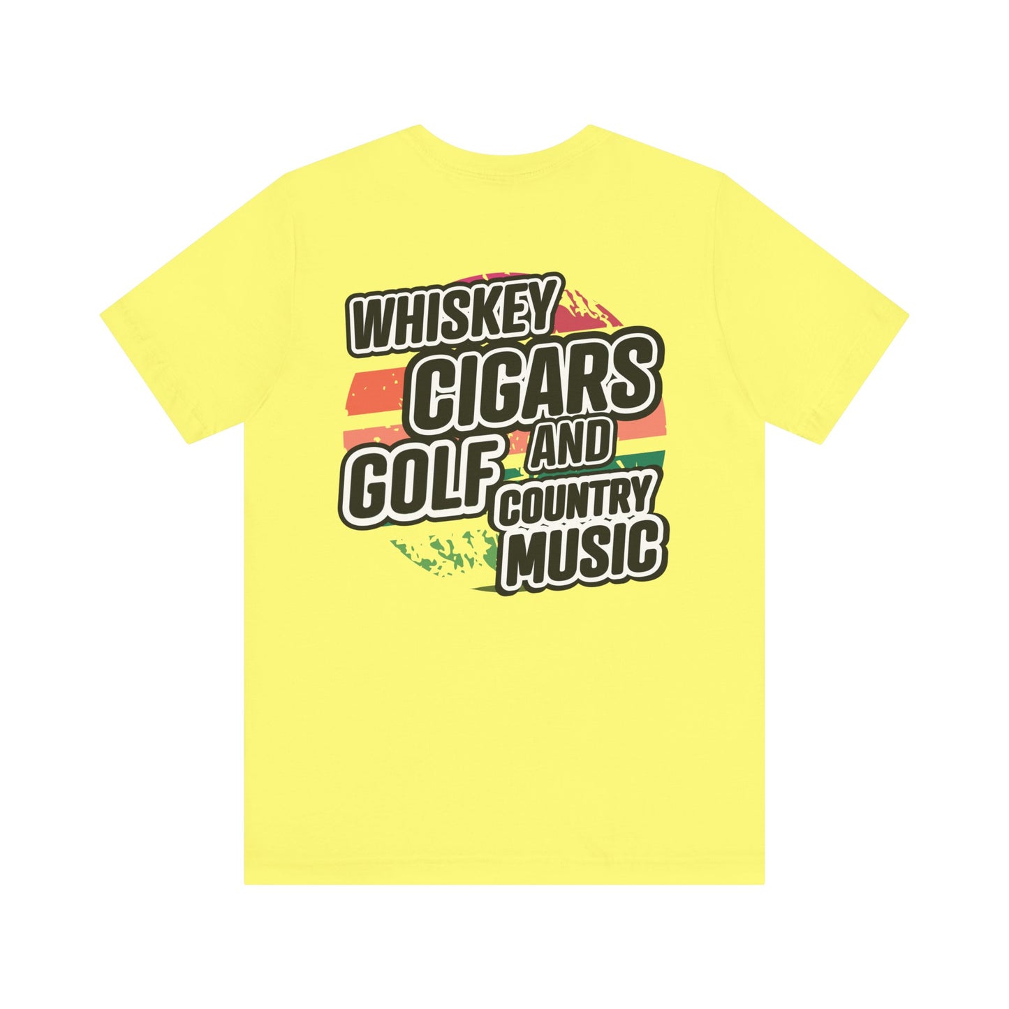Whiskey, Cigars, Golf & Country Music Tee