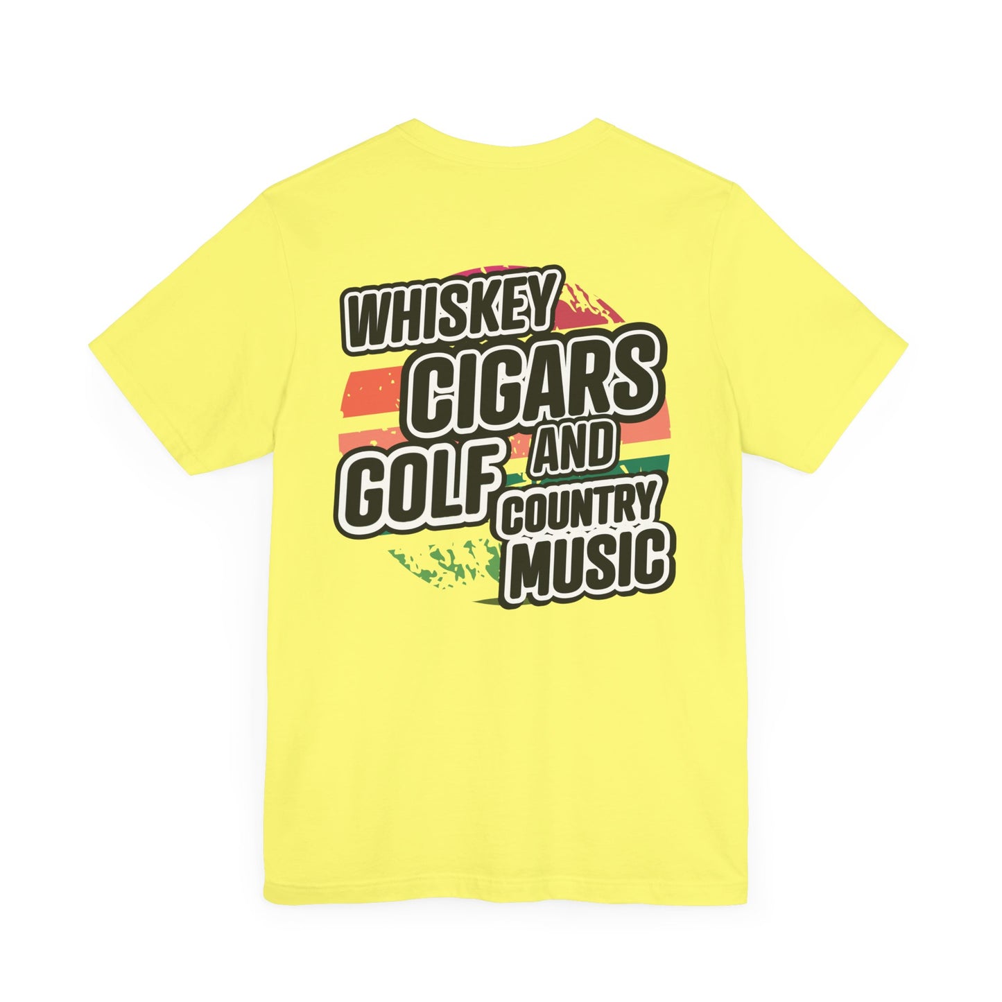 Whiskey, Cigars, Golf & Country Music Tee