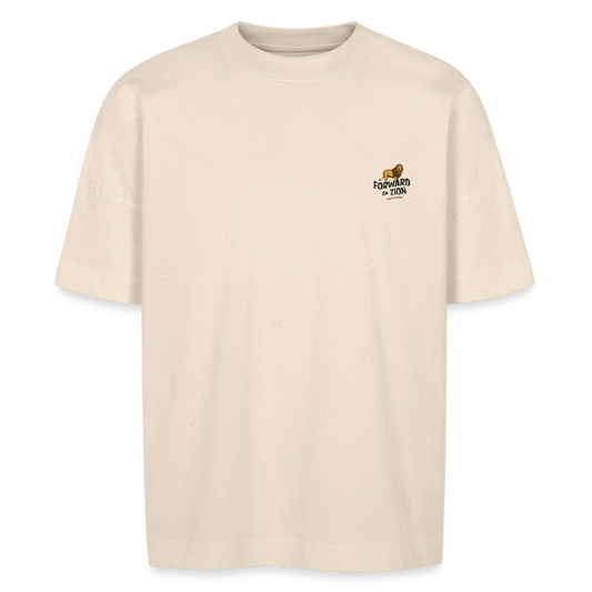 Give thanks for life T-shirt - natural raw