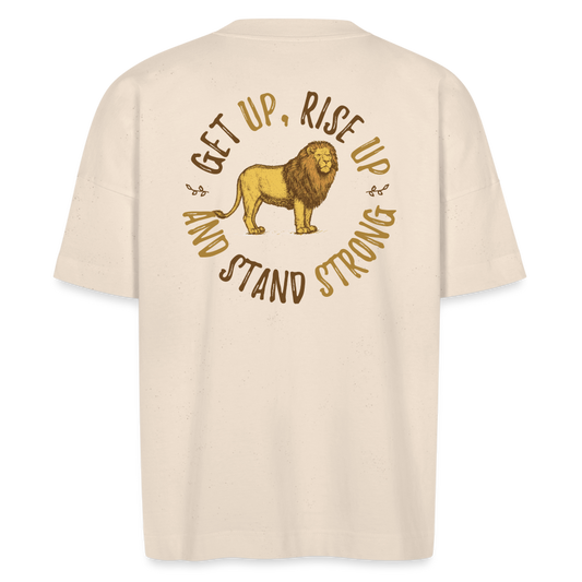 Forward to Zion Oversize organic T-shirt - natural raw