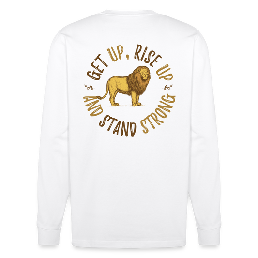 Forward to Zion Unisex Organic Long sleeve - white