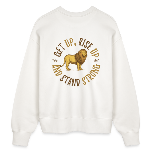 Forward to Zion Oversize Organic Sweatshirt - OFF WHITE