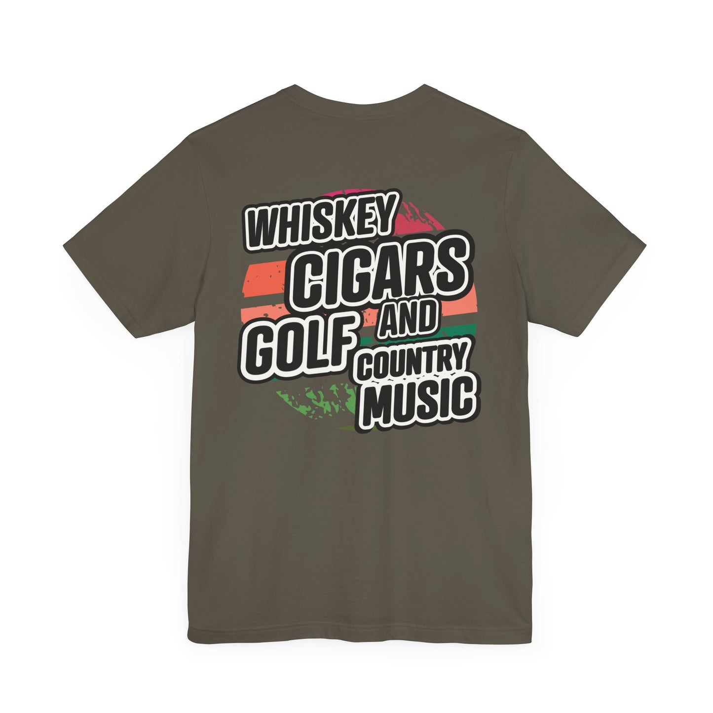 Whiskey, Cigars, Golf & Country Music Tee