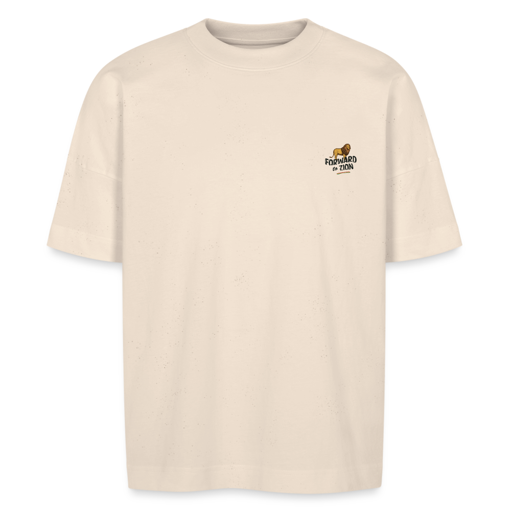 Forward to Zion Oversize organic T-shirt - natural raw
