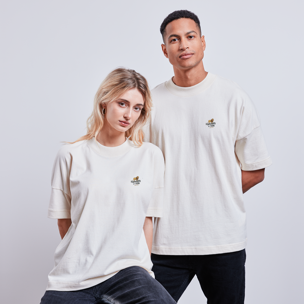 Forward to Zion Oversize organic T-shirt - natural raw