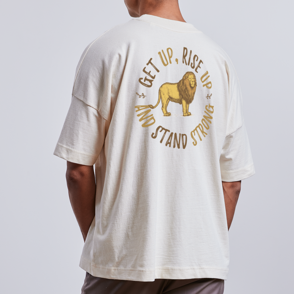 Forward to Zion Oversize organic T-shirt - natural raw