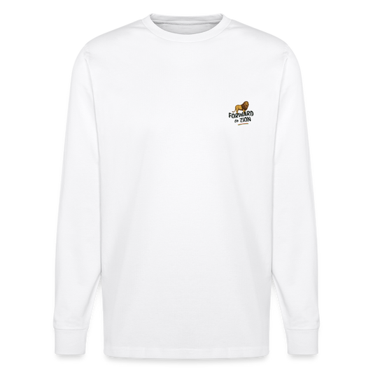 Forward to Zion Unisex Organic Long sleeve - white