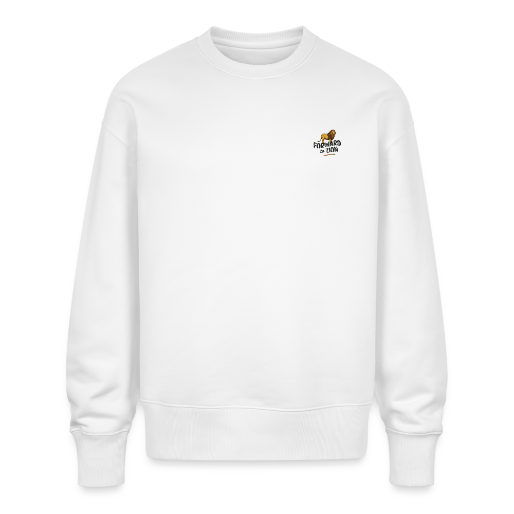 Forward to Zion Oversize Organic Sweatshirt - white
