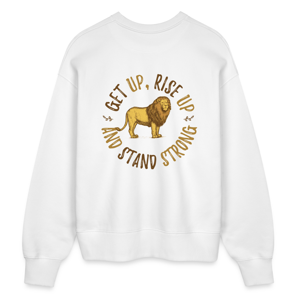 Forward to Zion Oversize Organic Sweatshirt - white