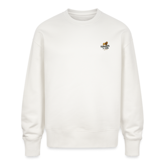 Forward to Zion Oversize Organic Sweatshirt - OFF WHITE