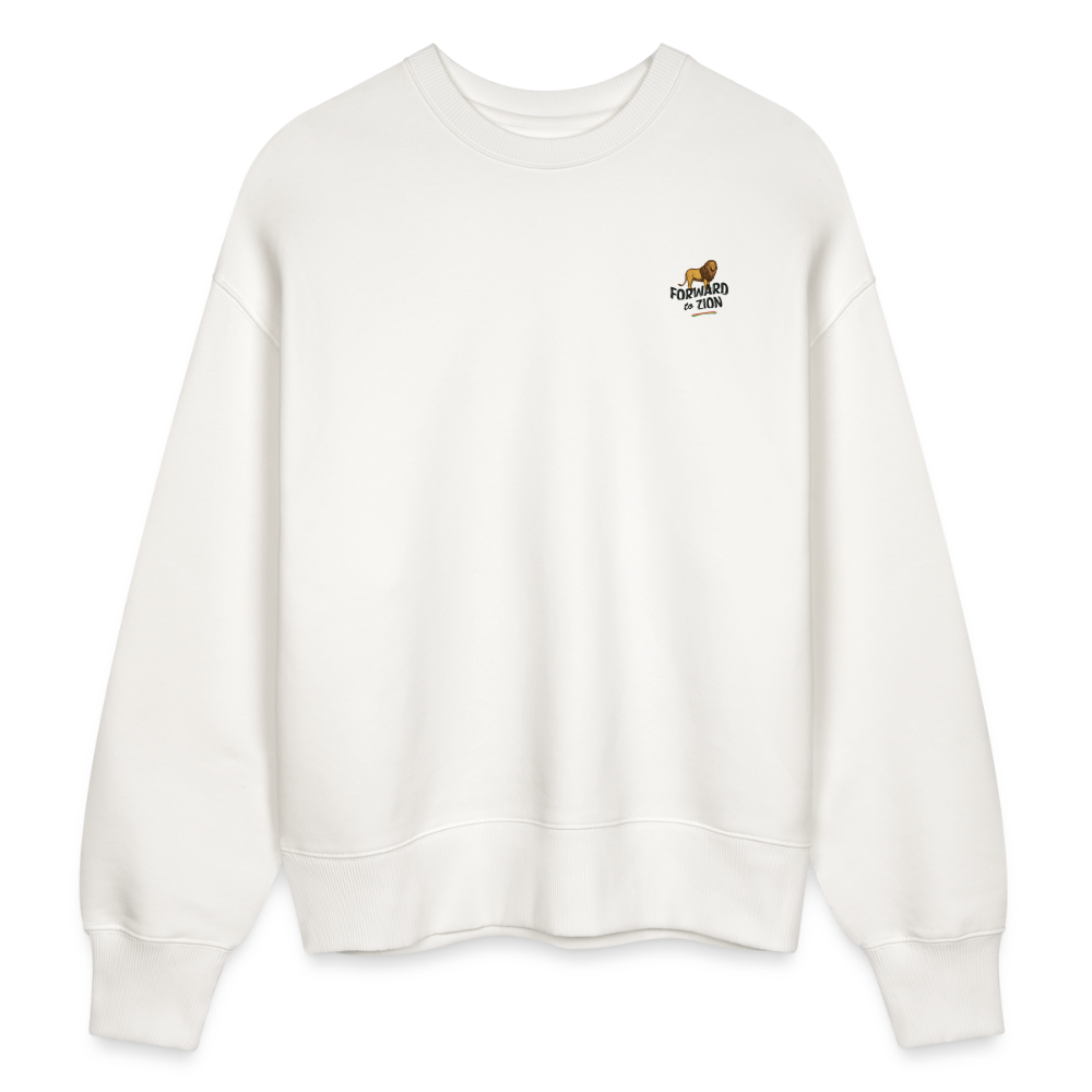 Forward to Zion Oversize Organic Sweatshirt - OFF WHITE