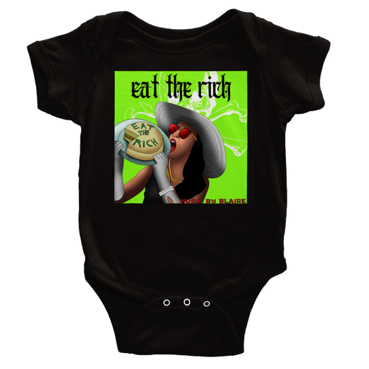 🤘🏻 "Eat The Rich" | Classic Baby Short Sleeve Onesies