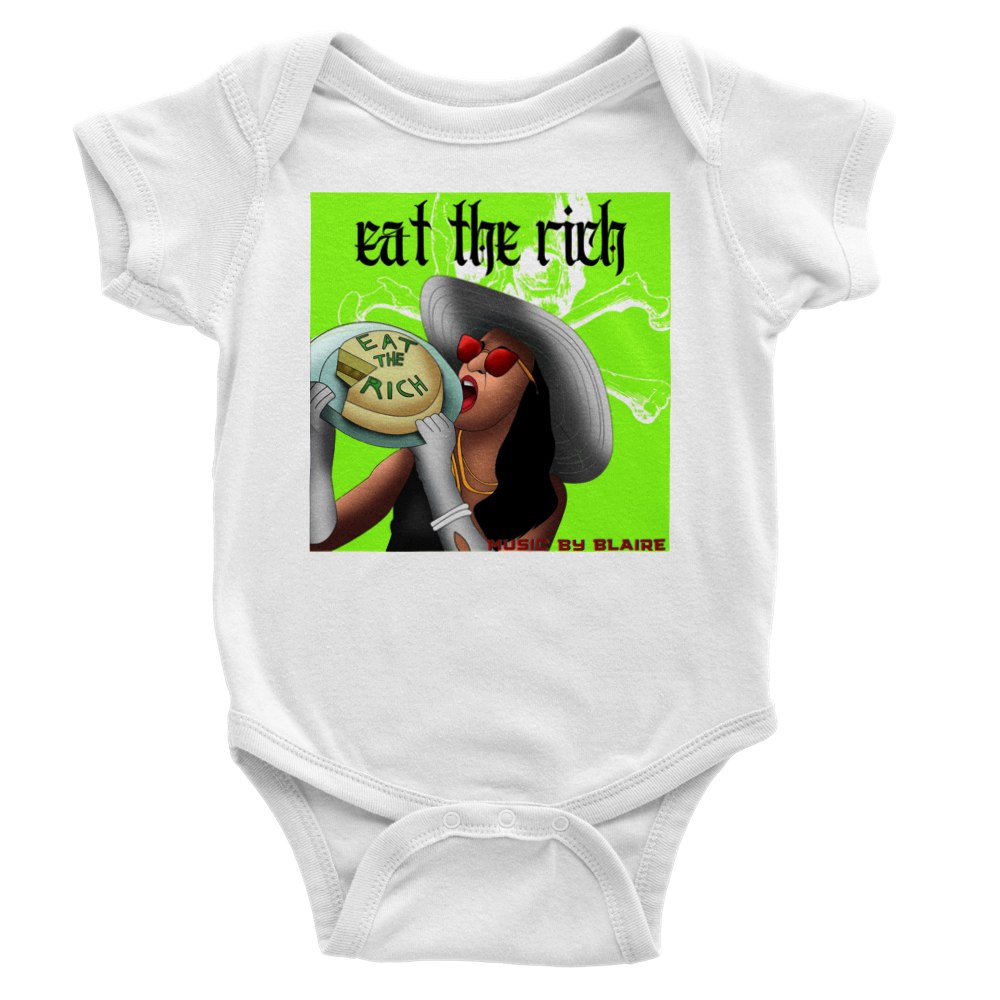 🤘🏻 "Eat The Rich" | Classic Baby Short Sleeve Onesies